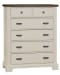 Lancaster County - 5 Drawer Chest - Two Tone Finish