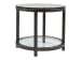 Metal Designs - Per Se Round End Table - Dark Brown