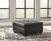 Jacurso - Charcoal - 6 Pc. - Left Arm Facing Sofa, Right Arm Facing Corner Chaise Sectional, Swivel Accent Chair, Accent Ottoman, 2 Braddoni End Tables