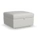 Flex - Square Storage Ottoman - Light Gray