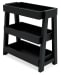 Blariden - Metallic Gray - Shelf Accent Table