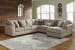 Pantomine - Driftwood - Laf Loveseat, Armless Chair, Wedge, Armless Loveseat, Raf Corner Chaise Sectional