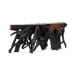 Cypress - Root Console Table 70-71" - Black/Brown