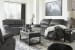 Clonmel - Charcoal - 3 Pc. - Reclining Sofa, Loveseat, Recliner