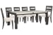 Plum Creek - Rectangular Dining Table With 6 Side Chairs - Ravenwood Black / White