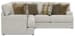 Tori - 2 Piece Sectional With Comfort Coil Seating And 9 Accent Pillows Included - Birch