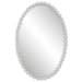 Serna - White Oval Mirror