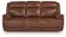 Healy Pier - 2 Pc. - Power Reclining Sofa, Power Reclining Loveseat With Console - Chocolate