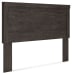Brinxton - Charcoal - Panel King Headboard