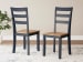 Gesthaven - Dining Room Side Chair (Set of 2) - Natural / Blue