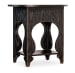 Americana - One-Drawer Oval Nightstand - Dark Brown