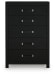 Maeling - Five Drawer Chest - Black