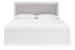 Maeling - King Upholstered Panel Bed - White