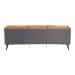 Messina - Leather Sofa - Cognac