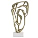 Tangle - Sculpture - Brass / Gold / White
