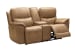 Kaden - Console Loveseat With Power Recline, Power Headrests And Power Lumber - Taupe