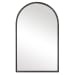Metal Arch Mirror - Matte Black