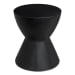 Hourglass - Outdoor Stool - Black