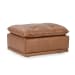 Haven - Leather Ottoman - Toffee Brown
