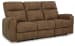 Edenwold - Brindle - 2 Pc. - Reclining Sofa, Reclining Loveseat With Console