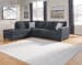 Altari - Left Arm Facing Corner Chaise With Sleeper 2 Pc Sectional - Slate