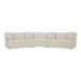 Fraser - 3 Piece Modular Sectional With Slipper - White