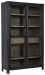 Lenston - Black / Gray - Accent Cabinet With 2 Doors