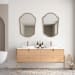 Naomi - Mirror - Antique Brass