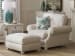 Ocean Breeze - Coral Gables Ottoman - Pearl Silver