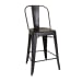 Vintage Series - Bow Back Counter Chair - Black