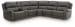 5Z - Pittson - 6-Piece Power Reclining Sectional With 2 Power Armless Recliners And Storage Console - Anchor