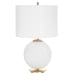 24" Table Lamp - White