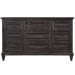 Calistoga - 9 Drawer Dresser In Weathered Charcoal - Weathered Charcoal