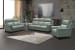 Kester - Loveseat With Power Recline And Power Headrests - Mint