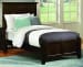 Bonanza Mansion Bed with Storage Footboard Merlot Full