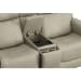 Easton - Power Reclining Loveseat With Console, Power Headrests & Lumbar - Dove