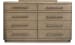 Thorne - Double Drawer Dresser - Amber Brown