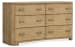 Leeza - Double Drawer Dresser - Brown