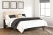 Piperton - Brown / Black - 6 Pc. - Three Drawer Chest, Four Drawer Chest, Queen Platform Bed, 2 Nightstands
