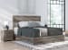 Graystorm - King Panel Bed - Brown Gray
