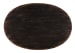 Americana - One-Drawer Oval Nightstand - Dark Brown