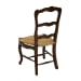 French - Ladderback Side Chair  - Dark Brown