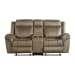 Sorrento - Motion Loveseat with Console - T101 Brown
