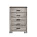 Millers Cove - Full 5 Piece Bedroom Set - Distressed Gray