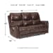 Dellington - Walnut - 3 Pc. - Power Reclining Sofa with Adjustable Headrest, Power Reclining Loveseat/CON/Adjustable Headrest, Power Recliner/Adjustable HDRST