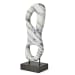 Double Vision - Sculpture - Black / Bronze / White