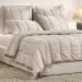 Rowen - Queen Quilt - Taupe