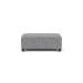 Cascade - Rectangular Cocktail Ottoman - Light Gray