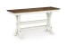 Brinfern - Large Counter Dining Room Bench - Brown / Antique White