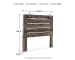 Drystan - Brown / Beige - Queen Panel Headboard